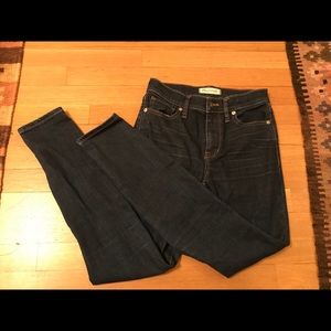 Madewell Dark Wash High Riser Skinny